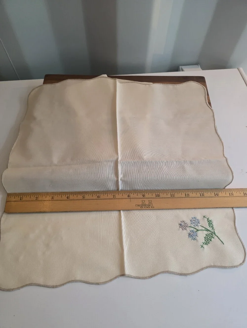 Vintage Embroidered Cloth Napkins